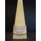 Bougie citronelle pyramide 100 % naturelle